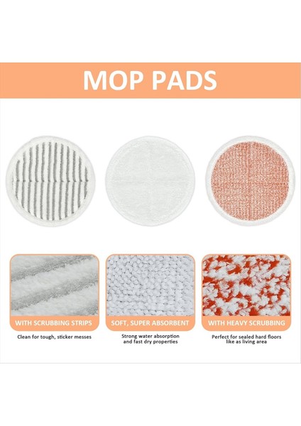 10PCS Paspas Pedleri Bissell Spinwave Paspas 2124 2039 2037 2039A Serisi Yıkanabilir Paspas Pedleri Sert Zemin Paspası (Yurt Dışından) modelleri