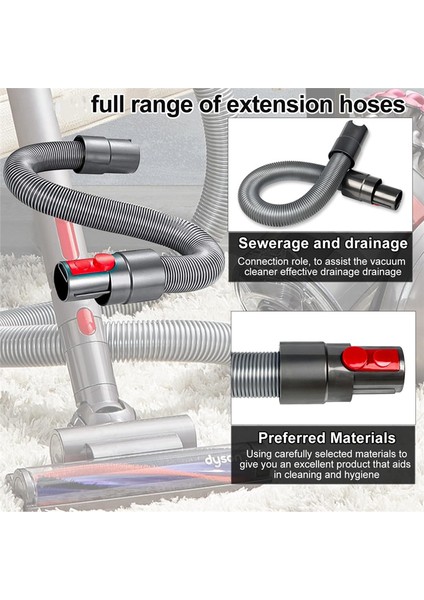 Dyson V7 V8 V10 V11 V11 V15 Vakum Süpürge, Elektrikli Süpürge Ekleme Dyson Hortum Crevice Nozul Adaptörleri (Yurt Dışından) indirimleri