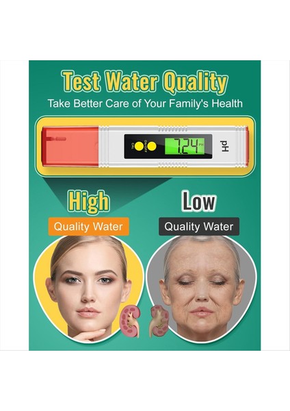 Su Için Ph Metre Ph Test Cihazı 0 01 Yüksek Doğruluk Su Kalitesi Test Cihazı 0-14 Ph Ölçüm Aralığı Ph Metre (Yurt Dışından) fırsatları