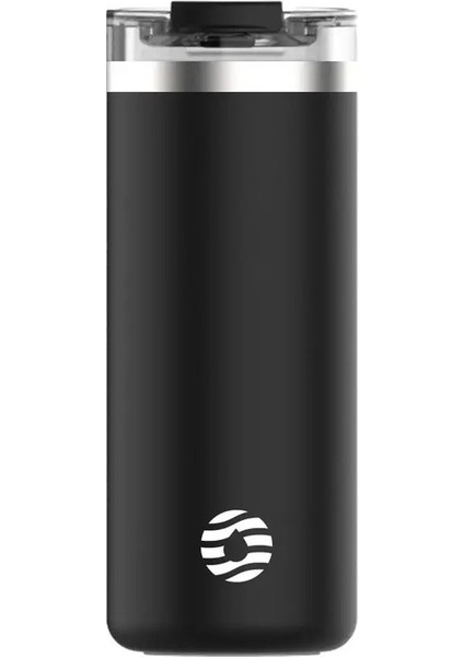 Feiji-Paslanmaz Çelik Kahve Termos Şişesi, Termal Kupa, Sızdır Köpek, Araç Vakum Şişeleri, Seyahat Kupası, Taşınabilir, 480ML, 600ML Kapasite: 591ML/RENK: Siyah (Yurt Dışından)