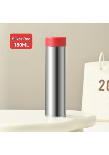 120/150/180ML Küçük Kapasite Paslanmaz Çelik Taşınabilir Vakum Termal Yalıtım Tumbler Termos Kupası Cep Küçük Su Şişesi Kapasitesi: Gösterildiği Gibi/renk: B-180ML (Yurt Dışından)