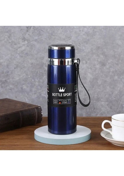 1l Termal Su Şişesi Soğuk ve Sıcak Su Şişesi Termos Kahve Çayı Vakum Şişeleri Için Termos Paslanmaz Çelik Termos Şişe Ler Kapasite: 1000ML/RENK: Mavi (Yurt Dışından)