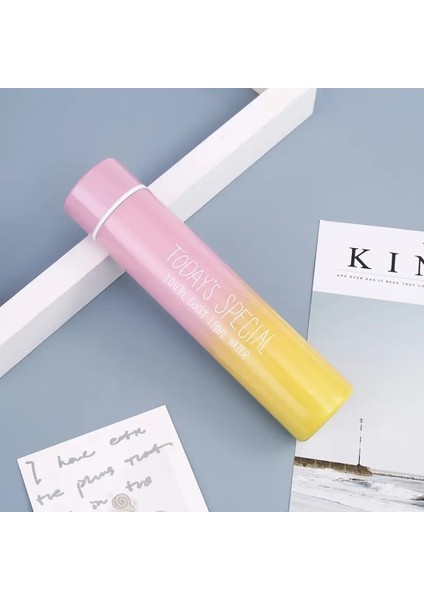 200ML Mini Termal Kupa Çift Duvar Seyahat Kupa Su Termos Şişesi Vakum Kupası Ev Çay Kahve Içecek Şişe Kapasite: 200ML/RENK: E (Yurt Dışından)