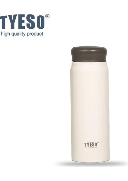 Tyeso 8772/8773/8831 Hafif Termos Şişe Paslanmaz Çelik 360/500/800ML Vakum Yalıtımlı Şişe Taşınabilir Seyahat Su Kupası Kapasitesi: 800ML/RENK: Beyaz (Yurt Dışından)