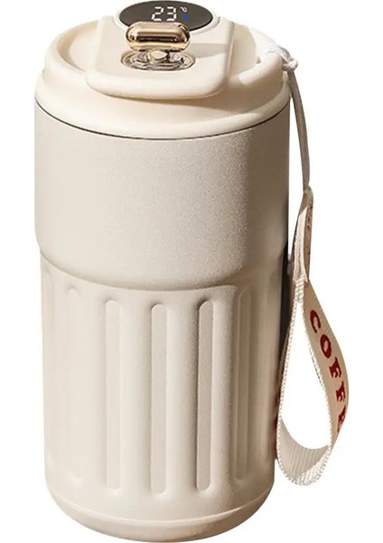 Akıllı Termos Şişe LED Sıcaklık Ekran Kahve Kupası 316 Paslanmaz Çelik Tumbler Kupa Taşınabilir Vakum Şenlikleri Termozlar Kapasite: 450ML/RENK: E (Yurt Dışından)