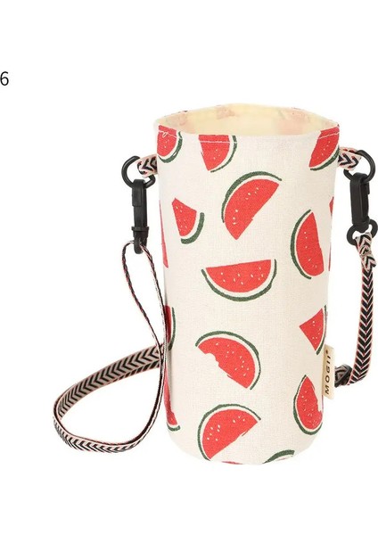 Anti-Sıcak Dak Taşıyıcı Tote Çanta Fincan Kese Su Şişesi Torba Içecek Çantası Kupa Tutucu Fincan Kolu Renk: 6 (Yurt Dışından)