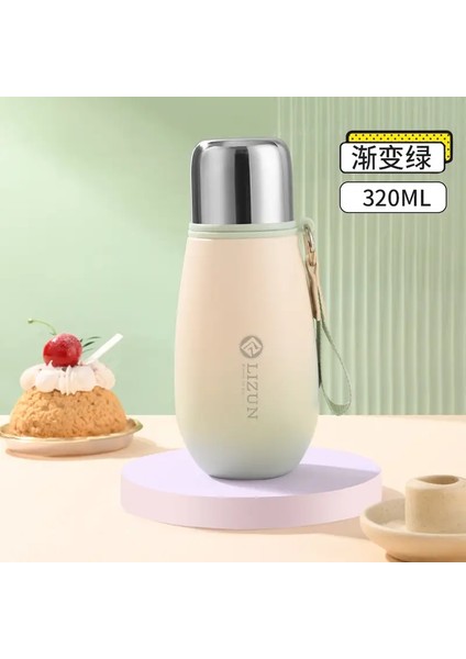 Mini 316 Paslanmaz Çelik Termos Kupası Taşınabilir Cep Potu Öğrenci Çay Ayrımı Yaratıcı Handy Cupcapacity: 320ML/RENK: 04 (Yurt Dışından)