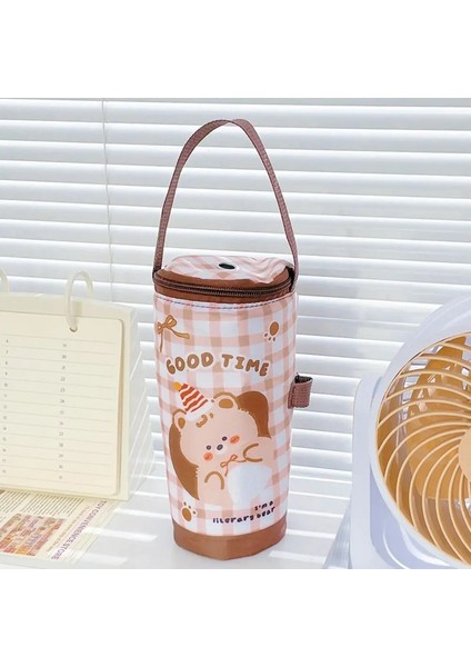 Kumaş Süt Çayı Tote Çanta Seyahat Isı Koruma Torbası Yeniden Kullanılabilir Çevre Dostu Fincan Tutucu Dak Fincan Aksesuarlar: F (Yurt Dışından)