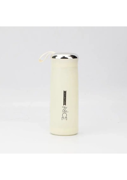 400ml Taşınabilir Çift Duvarlı Cam Su Şişesi Seyahat Ofisi Ev Öğrenci Yaratıcı Su Kupası Kahve Suyu Süt Kupası Su Bottlecoor: Mavi (Yurt Dışından)