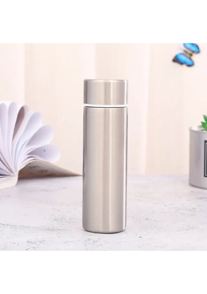 130ML Taşınabilir Cep Termos Şişesi Paslanmaz Çelik Mini Termal Su Şişesi Yalıtımlı Şişe Kupası Açık Mekan Kampı Içecek: 130ML/RENK: Gümüş (Yurt Dışından)