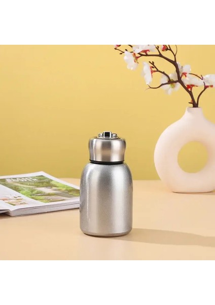 300ML Paslanmaz Çelik Kupa Taşınabilir Mini Yalıtım Kampı Kapasitesi Için Termos Kupası: 300ML/RENK: Gümüş (Yurt Dışından)