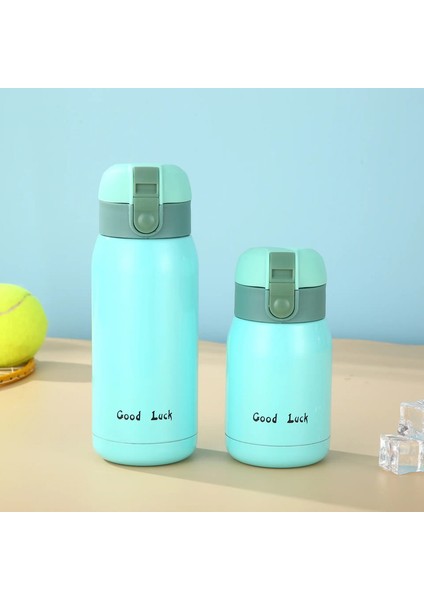 Mini Termos Kupası 200ML/360ML Cep Kupası Paslanmaz Çelik Termal Kahve Kupa Vakum Şişesi Yalıtımlı Sıcak Su Şişesi Çocuk Kapasitesi: 200ML/RENK: Mavi (Yurt Dışından)