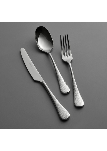 3406 18 Parça 6 Kişilik Yemek Çatal Kaşık Bıçak Takımı