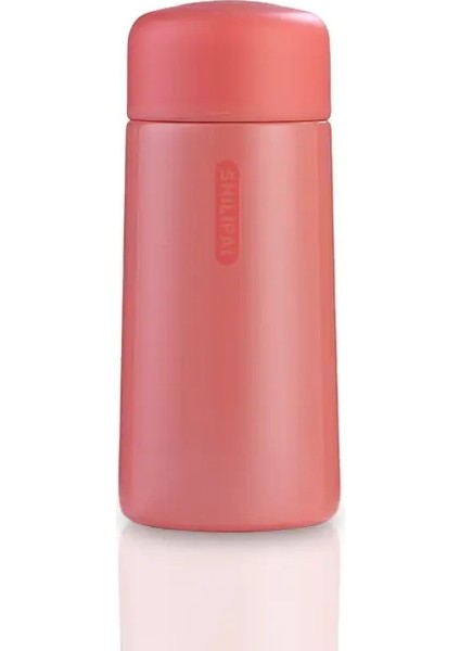 Öğrenci Mini Cep Kupası 304 Paslanmaz Çelik Kızlar Değer Termos Kupası 316 Gıda Sınıfı Liner Kapasitesi: 101-200ML/RENK: Kırmızı (Yurt Dışından)