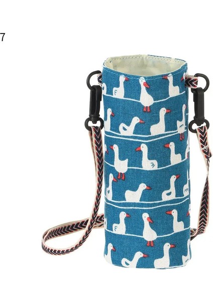 Anti-Sıcak Tumbler Taşıyıcı Tote Bag Kupası Koruma Su Şişesi Çanta Içecek Çantası Kupa Tutucu Kılıf Kolu Renk: 7 (Yurt Dışından)