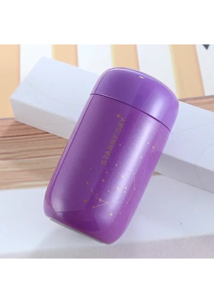 200ML Yalıtımlı Termos Şişe Spor Çukur Şişe Yıldızlı Gökyüzü Mini Kapasite Sızıntılı Kahve Kupa Vakum Şişe Çifti Kış Kapasitesi Için: 200ML/RENK: Moral (Yurt Dışından)
