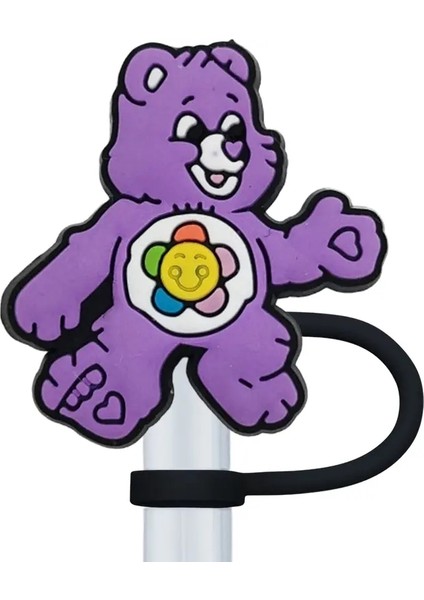 Sıcak 1-6pcs Gökkuşağı Ayı Saman Kapak Kapağı 10MM Içecek Saman Fişi Yeniden Kullanılabilir Sıçrama Geçirmez Içme Fincan Aksesuarları Ev Parti Leri Renk: 1PCS-10MM (Yurt Dışından)