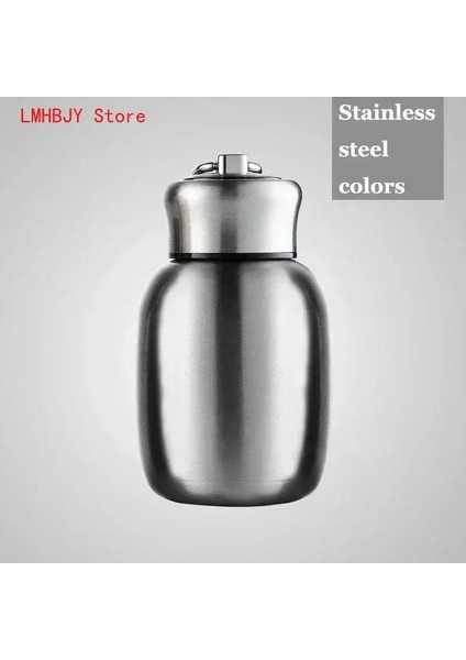 200ML/280ML Mini Sevimli Kahve Kupa Vakum Şenlikleri Termos Paslanmaz Çelik Seyahat Içecek Su Şişesi Termozları Cupcapacity: 200ML/RENK: Paslanmaz Çelik (Yurt Dışından)
