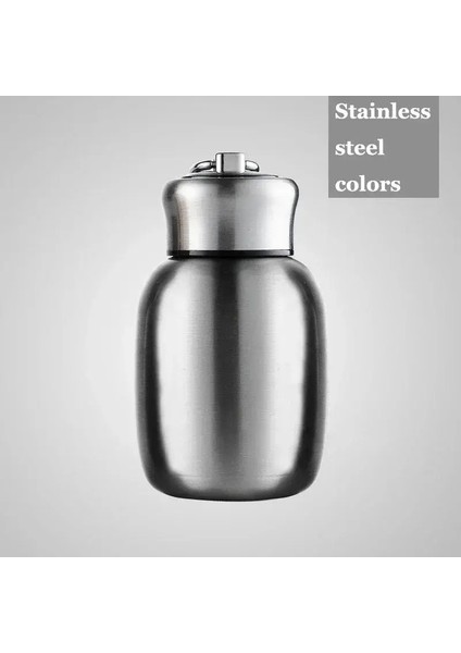 Lmhbjy 200ML/280ML Mini Sevimli Kahve Kupa Vakum Şişeleri Termos Paslanmaz Çelik Seyahat Içecek Su Şişesi Termosları Kapasite: 200ML/RENK: Paslanmaz Çelik (Yurt Dışından)
