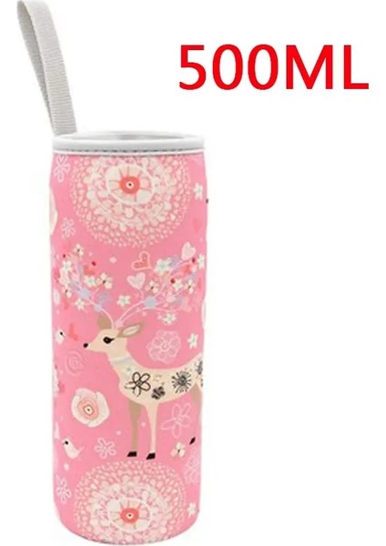 Spor Su Şişesi Kapağı Kılıfı Yalıtımlı Torba Termos Kupası Torbası Taşınabilir Vakum Cam Kupa Seti Spor Kampı Accessorie 350ML - 500MLCOLOR: 500ML Kt (Yurt Dışından)