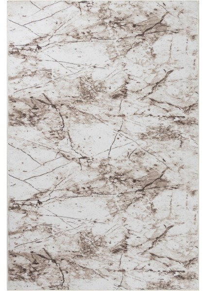 Silvia Makinada Yıkanabilir Dayanıklı Kaymaz Taban Antialerjik Halı Gri-Beyaz-Siyah fırsatları