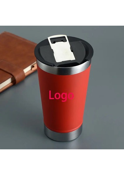 473ML ve 16 Oz Noel Kurı Şarap Bira Kahve Maması Benzer Tumbler Termos Su Şişesi Açıcı Kupa Kupa Termal Termal Termal Termal Termos: Şerit Adı/renk:. (Yurt Dışından)