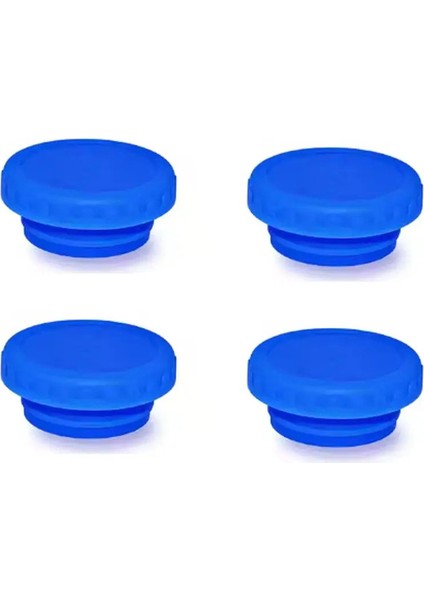 3 5 Galon Su Sürahi Kapağı Yeniden Kullanılabilir Dökülme 55MM Su Şişesi Kapaklar Silikon Yedek Kapaklar Anti Sıçrama 5 Paket Renk: Sürahi Kapak-A 4pcs Seti (Yurt Dışından)