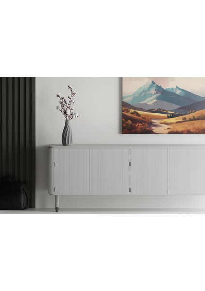 Modern Spiral Dekoratif Vazo (Seramik Görünümlü) fiyatları