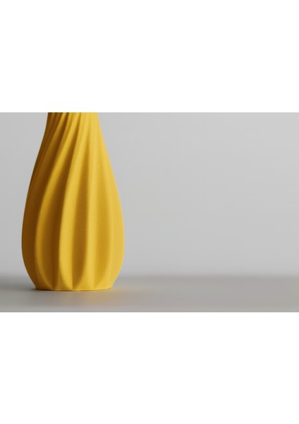 Modern Spiral Dekoratif Vazo (Seramik Görünümlü) modelleri