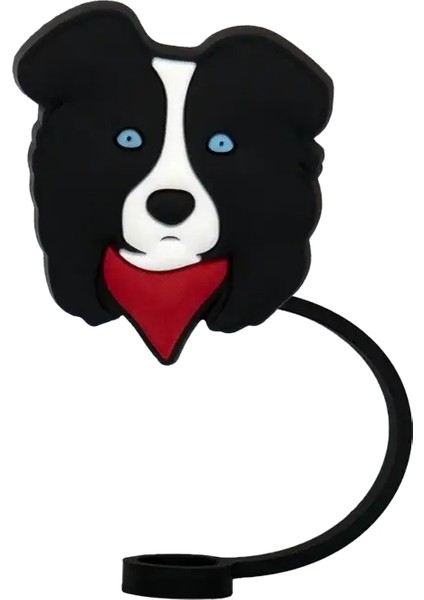 1/19PCS Hasır Topper Köpek Aksesuarları Içme Dakları, Sevimli Silikon Toz Geçirmez Saman Kapak Kapağı, 8mm Straw Fiş Dekorasyon Renk: 1792-54 (Yurt Dışından)