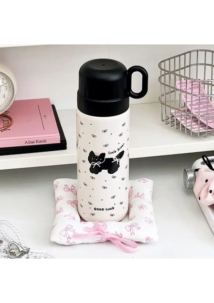 500ML Moda Karikatür Paslanmaz Çelik 316 Vakum Şişesi Saman Taşınabilir Kız Öğrenci Termos Kupa Seyahat Tumbler Kapasitesi: 500ML/RENK: Stil 6 (Yurt Dışından)