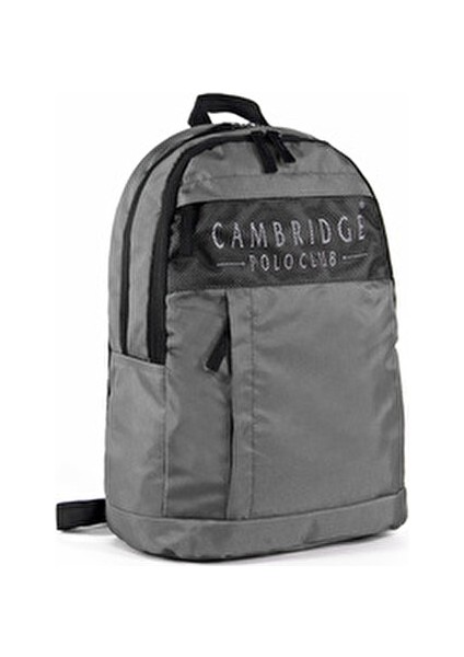 Sırt Çantası Çift Bölmeli Ayarlanabilir Omuz Askısı 31x43x13 cm Gri