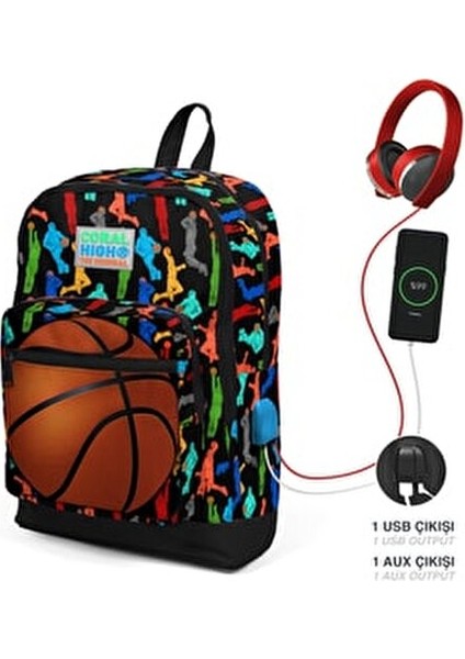 USB Bağlantılı Sırt Çantası 4 Bölmeli Konforlu Tasarım Çocuklar İçin indirimleri