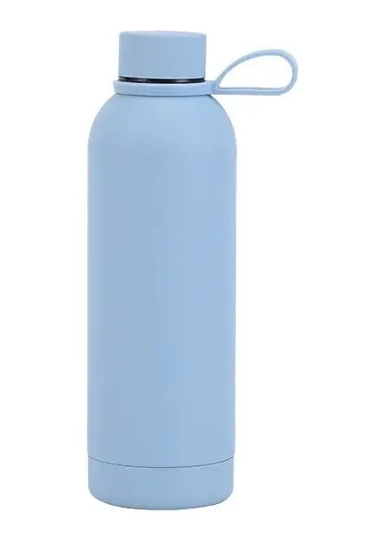 500ML 304 Paslanmaz Çelik Küçük Şişe Saplı Açık Hava Taşınabilir Spor Kupası Vakum Yalıtım Leri Kapasite: 500ML/RENK: Wathet (Yurt Dışından)