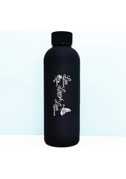 Özel Logo Termos Büyük Vakum Şişesi Paslanmaz Çelik Taşınabilir Termos Şişesi Açık Hava Spor Su Şişesi Seyahat Kupa 500/750ML Kapasite: 500ML/RENK: Yaşam (Yurt Dışından)