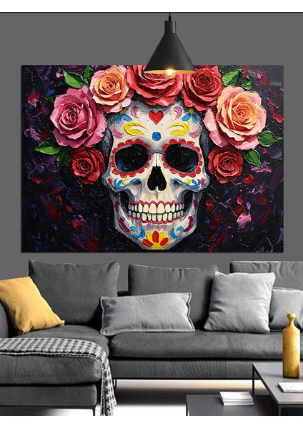 Kurukafa Güller Sanat Dekoratif Kanvas - Mdf Ahşap Tablo fiyatları