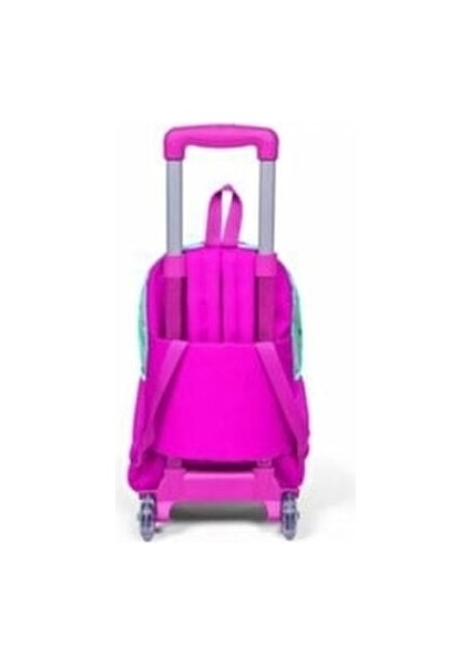 Çekçekli Sırt Çantası Renkli Flamingo Deseni ile 30x16x38 cm 1,413 kg Çocuklar İçin