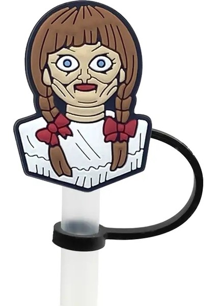 1pcs Korku Filmi Saman Kapak Kapağı Kur Için Aksesuarlar, Toz Geçirmez Saman Topper Içme Dekorasyonu, 8mm Silikon Saman Tapası Renk: HYB1720-04 (Yurt Dışından)