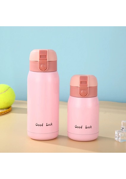 Mini Termos Kupası 200ML/360ML Cep Kupası Paslanmaz Çelik Termal Kahve Kupa Vakum Şişesi Yalıtımlı Sıcak Su Şişesi Çocuk Kapaklığı: 200ML/RENK: Pembe (Yurt Dışından)