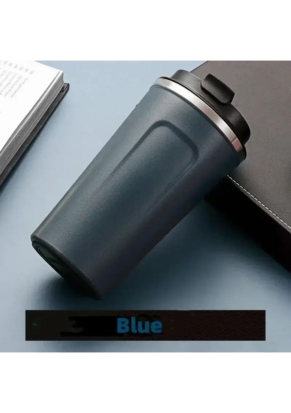 Yeni 380/510ML Seyahat Paslanmaz Çelik Kahve Kahve Termal Kupa Sızdıran Termos Şişe Çay Kahve Kupa Vakum Şişesi Yalıtımlı Cupcapacity: 380ML/RENK: Mavi (Yurt Dışından)