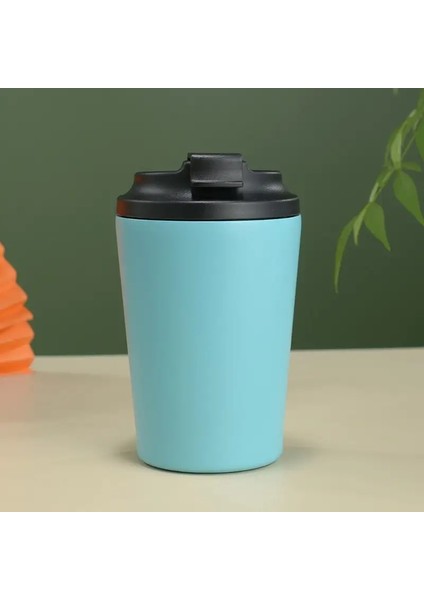 Şık Mini Paslanmaz Çelik Vakum Kupa: Kahve Için , Süt - - Git Office Sips Şık Mini Vakum - Yalıtımlı Kupa Kapasitesi: 12OZ/RENK: Gökyüzü (Yurt Dışından)