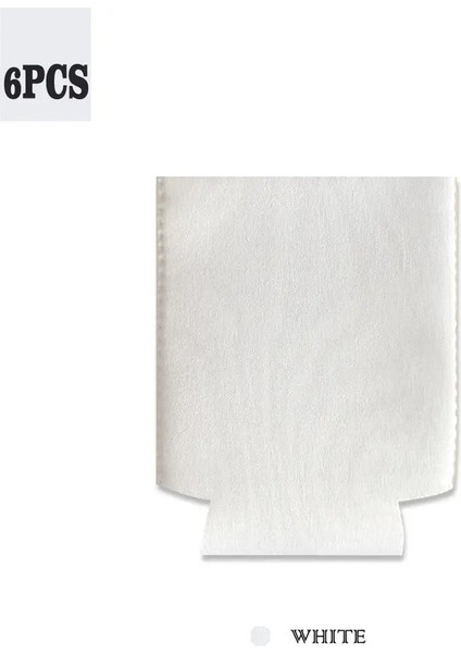 6 Adet Boş Bira, Düğün Partisi Için Sıradan Toplu Kişiselleştirilmiş Süblimasyon Kolunu Soğutabilir, Yazdırılabilir Çok Renkli Kombinasyon: 6pcs Mavi (Yurt Dışından)