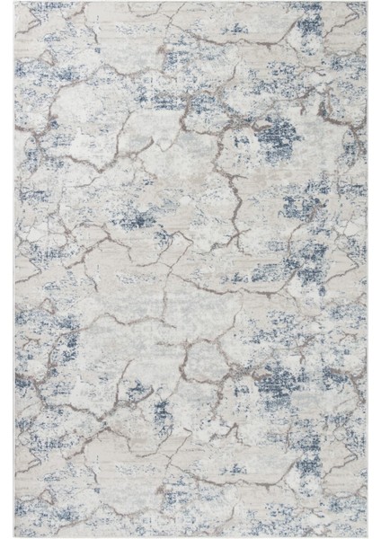 Silvia Makinada Yıkanabilir Dayanıklı Kaymaz Taban Antialerjik Halı Gri-Beyaz-Siyah fırsatları