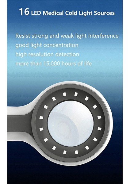 Taşınabilir Ekipman Dedektörü Spa Ev Salon Makinesi Güzellik Testi Yüz Bakım Yüz Büyüteç Analizi (A) (Yurt Dışından)