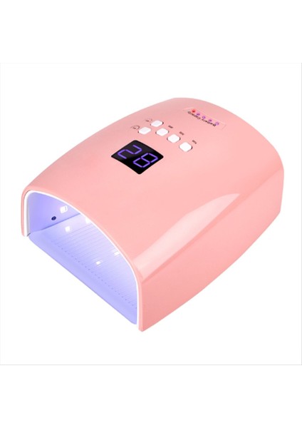LCD Ekranlı Manikür Için Şarj Edilebilir Uv LED Tırnak Lambası 66W Lamba 4 Zamanlayıcı Ayarları Tırnak Sanat Manikür Araçları Eu Fiş B (Yurt Dışından)