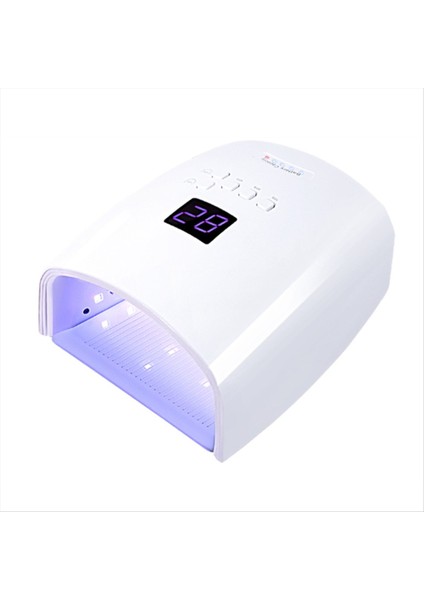 LCD Ekranlı Manikür Için Şarj Edilebilir Uv LED Tırnak Lambası 66W Lamba 4 Zamanlayıcı Ayarları Tırnak Sanat Manikür Araçları Eu Fiş Bir (Yurt Dışından)