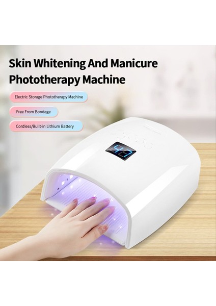 LCD Ekranlı Manikür Için Şarj Edilebilir Uv LED Tırnak Lambası 66W Lamba 4 Zamanlayıcı Ayarları Tırnak Sanat Manikür Araçları Eu Fiş Bir (Yurt Dışından) indirimleri