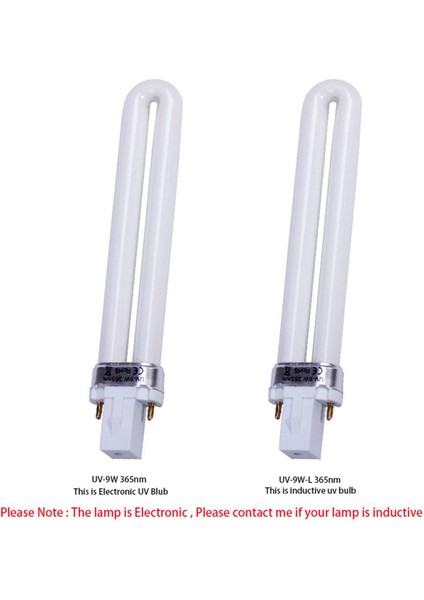Yeni Profesyonel 4pcs 365NM 9W Tırnak Kurutma Makinesi Uv Lamba Ampul Tüpü Yedek Sanat Manikürü (Yurt Dışından) modelleri