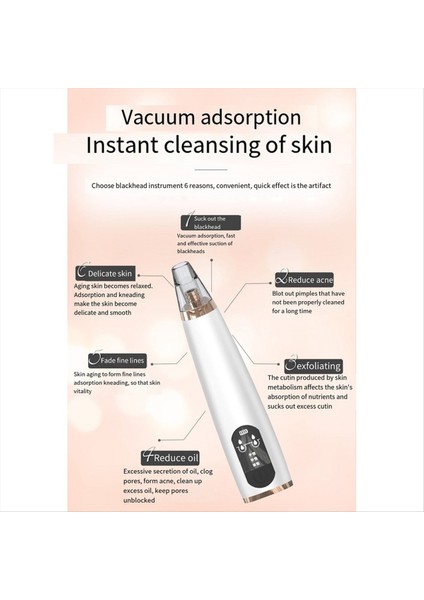 Elektrikli Siyah Nokta Sökücü Yüz Sivilce Çıkarma Yüzü Derin Noktalar Gözenek Sivilce Çıkarma Temizleyici Yüz Temizleyici (Yurt Dışından) indirimleri