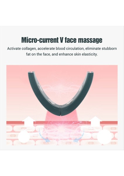 Ems V-Face Yüz Altıcı Cihazı 6 Modlu Isıtmalı Cilt Gençleştirme Çift Çene Titreşim Kablosuz Uzak Masaj Pink (Yurt Dışından) modelleri